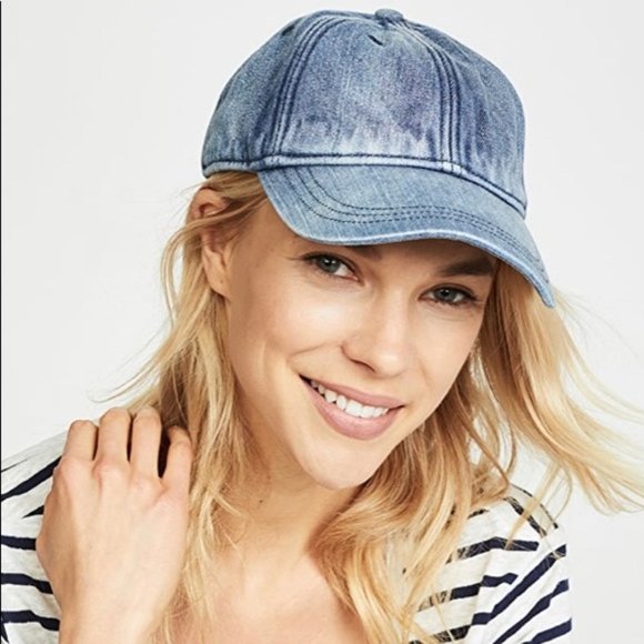 madewell denim baseball cap